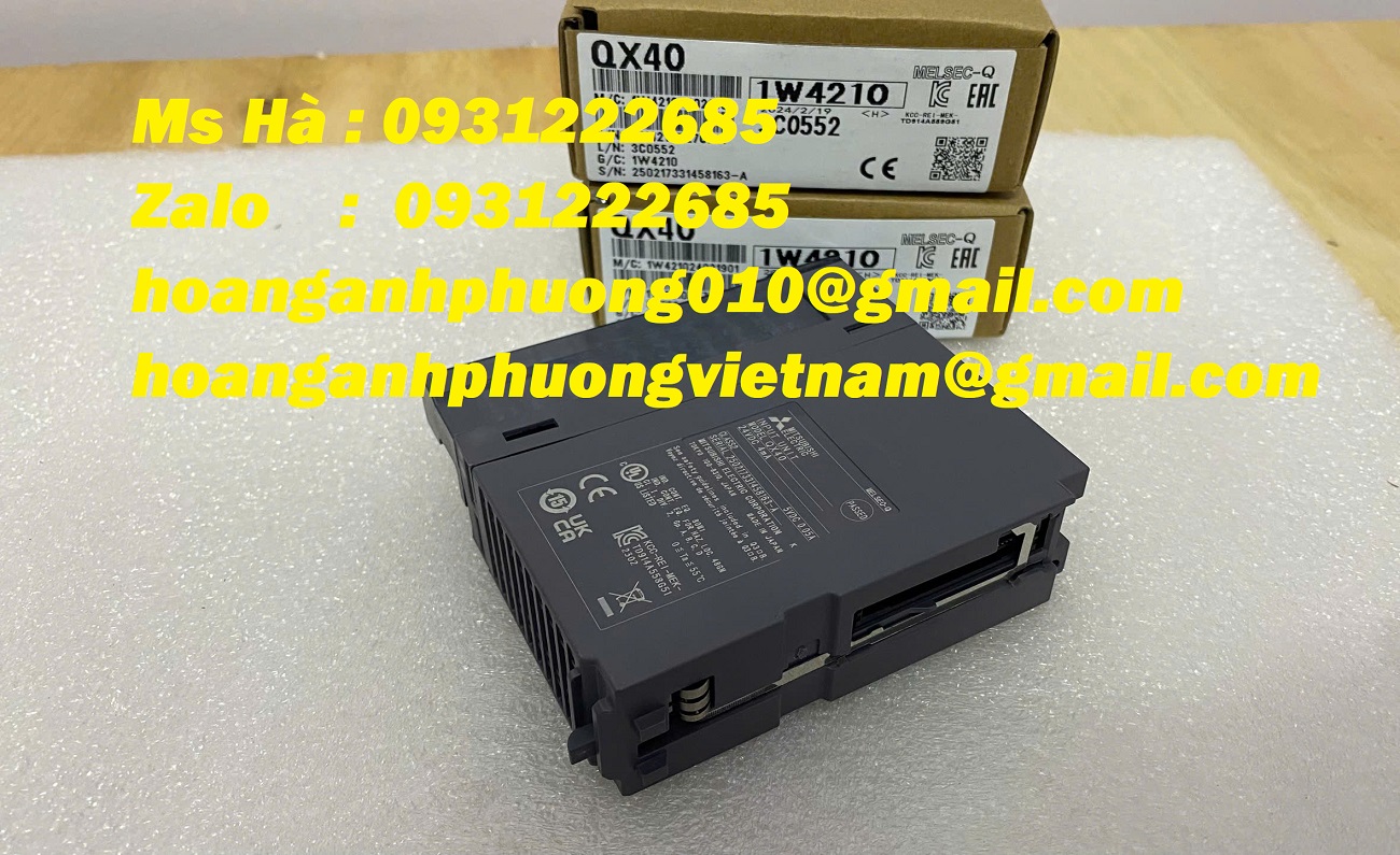 QX40 | Mô đun ngõ vào mitsubishi 24VDC | bán chuyên mitsubishi